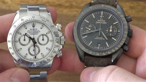 rolex daytona vs omega dark side of the moon